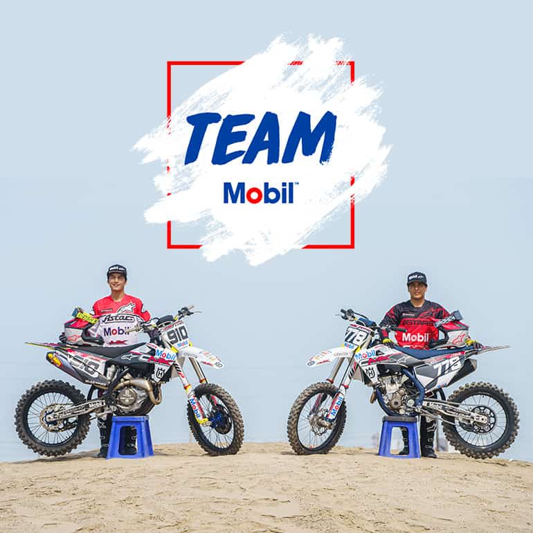 Chía y Vasko son parte de la Escudería CMX Mobil™ Alpinestars