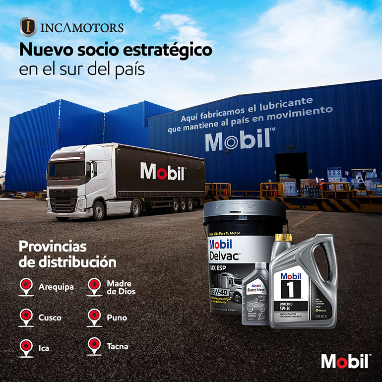 El nuevo socio estratégico de Mobil: Incamotors.